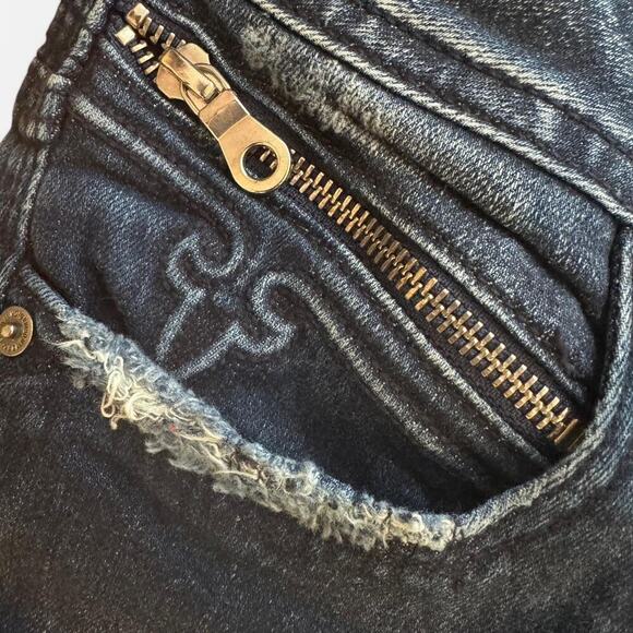 Rock revival blue denim biker - Picture 5 of 5